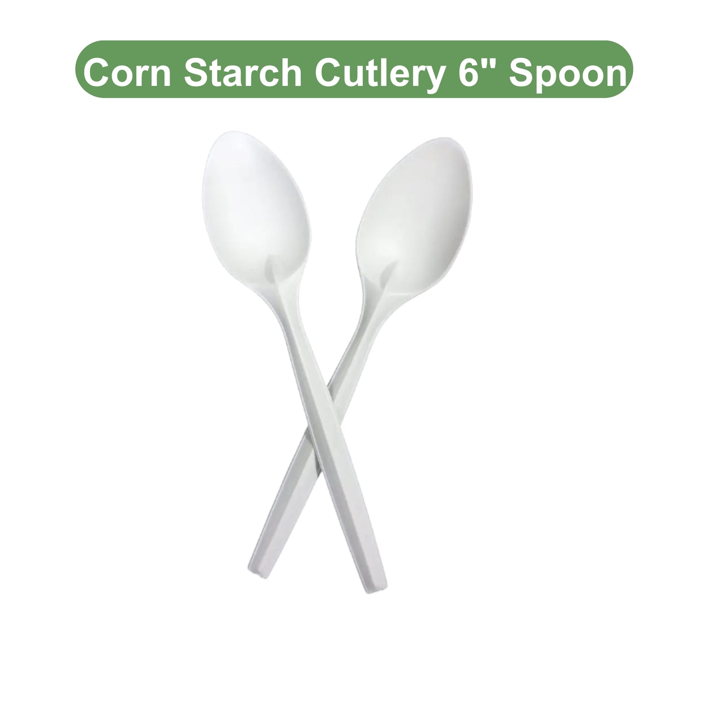 Corn Starch Spoon 6 Inch