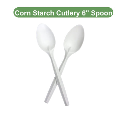 Corn Starch Spoon 6 Inch