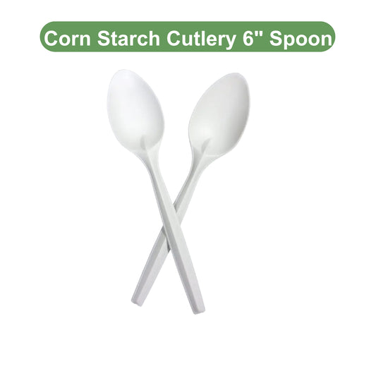 Corn Starch Spoon 6 Inch
