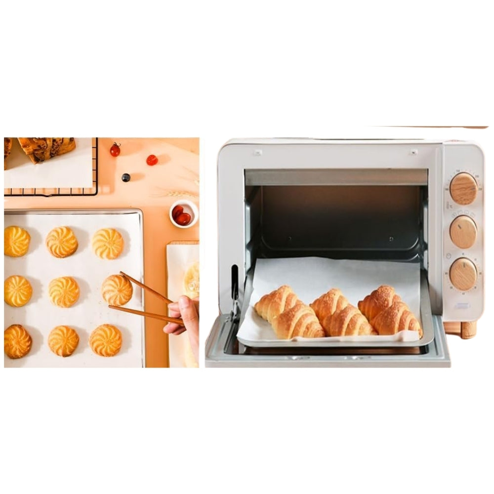 Ecowrap Plain Cut Sheet 10 x 10 inch White color (250 Sheets) Butter Paper