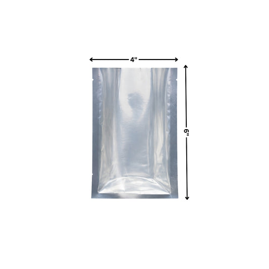 Vacuum Pouch - One Side Clear One Side Metallized (4 x 6")