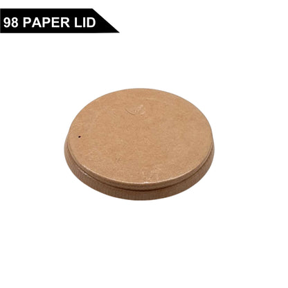 98 Dia Paper Lid for Round Kraft Container