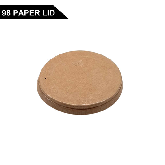 98 Dia Paper Lid for Round Kraft Container