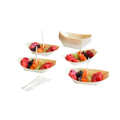 4 Inch Pinewood Boat Tray