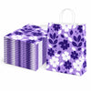 10x4x14 Gift Carry Bag (Purple floral print)