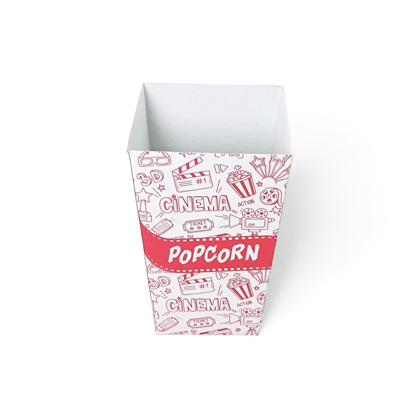 PNS 64 OZ Square Popcorn Box