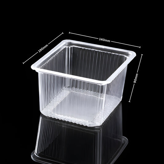 190 × 140 × 90 mm PP Rectangular Tray