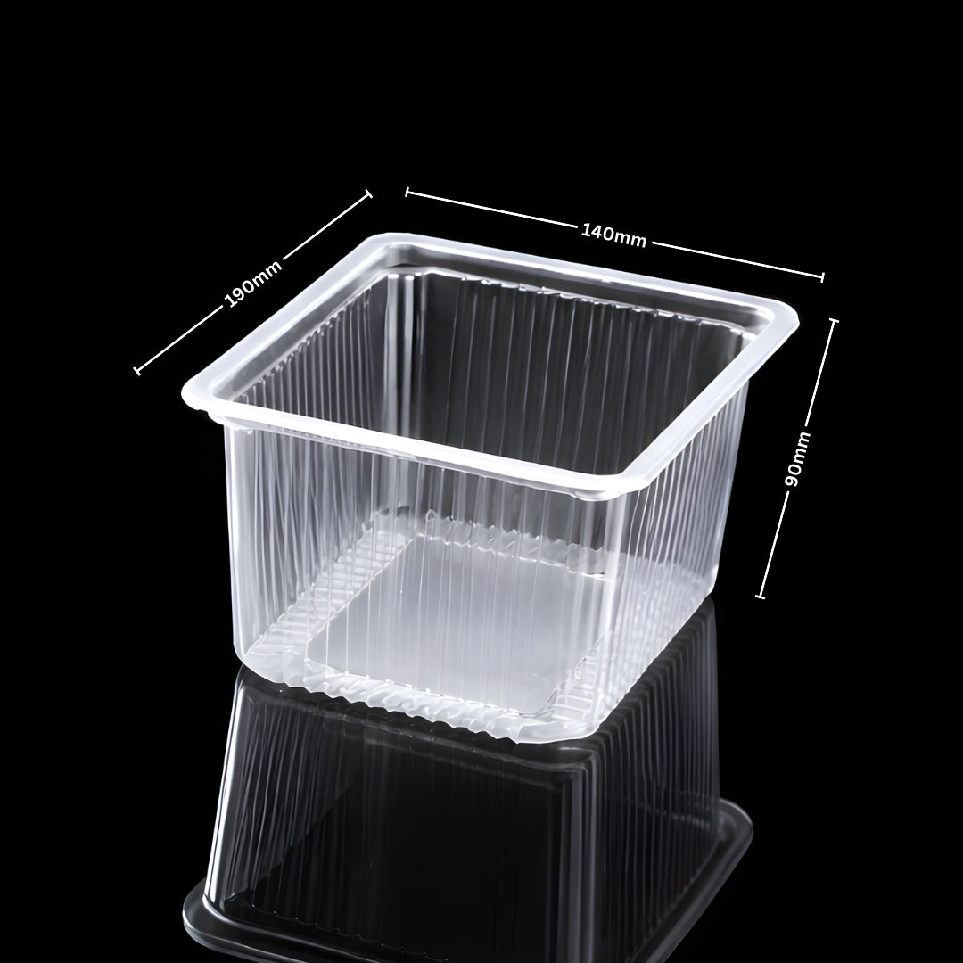 190 × 140 × 90 mm PP Rectangular Tray