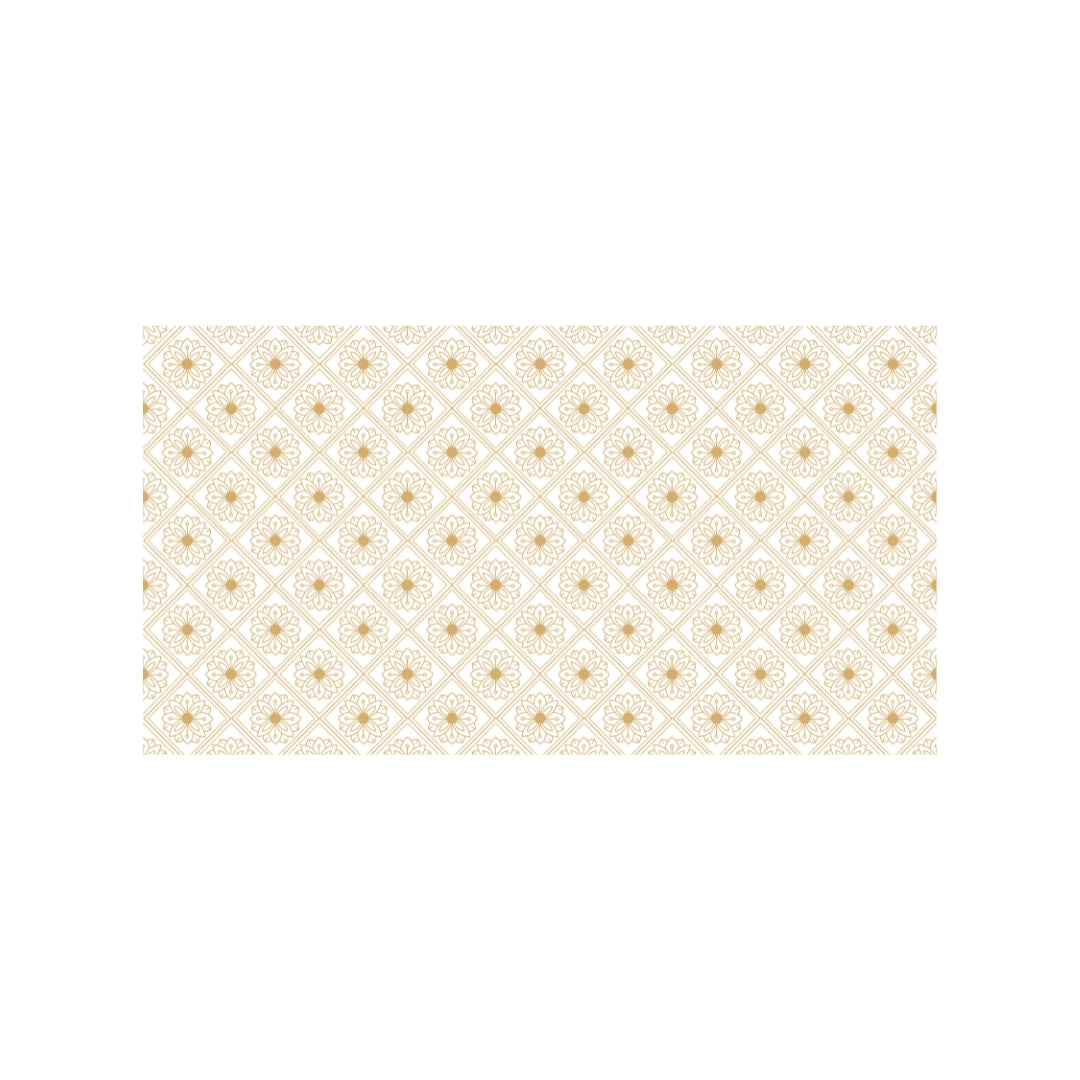 Diamond Flower Table Roll (GOLD , WHITE )