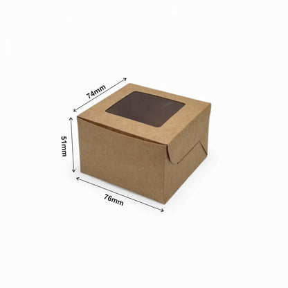 Kraft Window Box 3 x 3 x 2 (280 GSM)