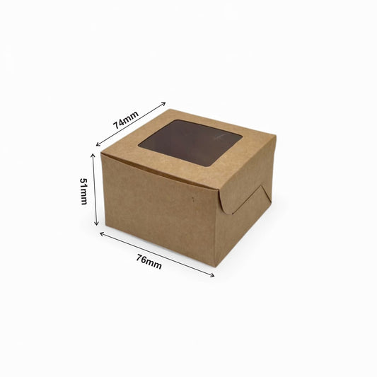 Kraft Window Box 3 x 3 x 2 (280 GSM)