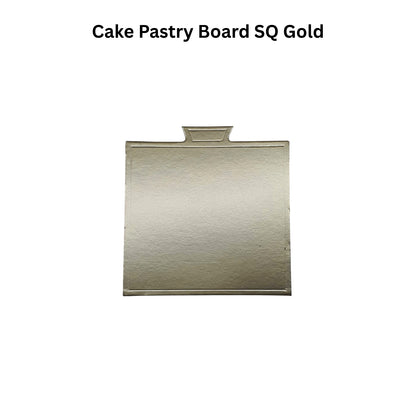 Cake Pastry Board – Square Gold (3.5)