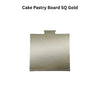 Cake Pastry Board – Square Gold (3.5)