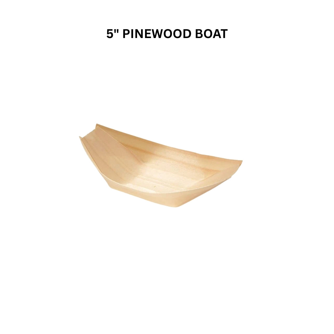5 Inch Pinewood Boat Tray