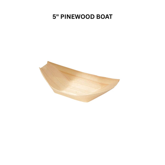 5 Inch Pinewood Boat Tray