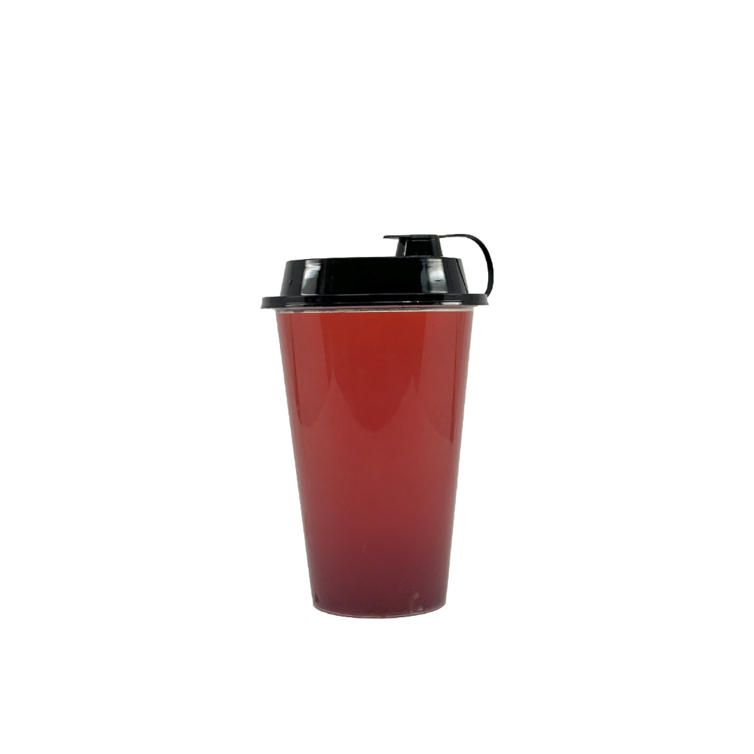 350 ml Paknserve Sipper Container with Black Lid (85D)