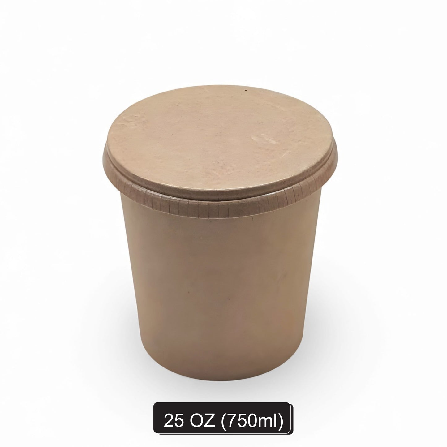 750 ml Kraft Round Paper Container