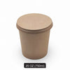 750 ml Kraft Round Paper Container