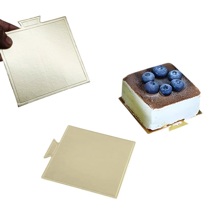 Cake Pastry Board – Square Gold (3.5)