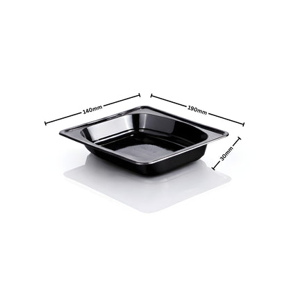 190 × 140 × 30 mm PP Oval Tray