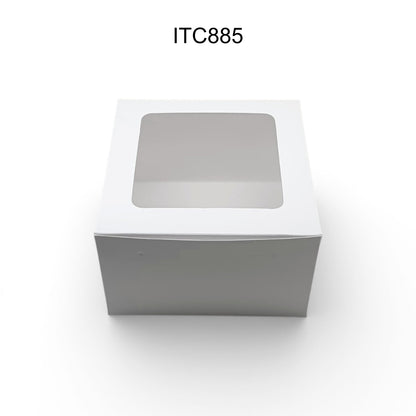 ITC 8x8x5 Inch Window Cake Box