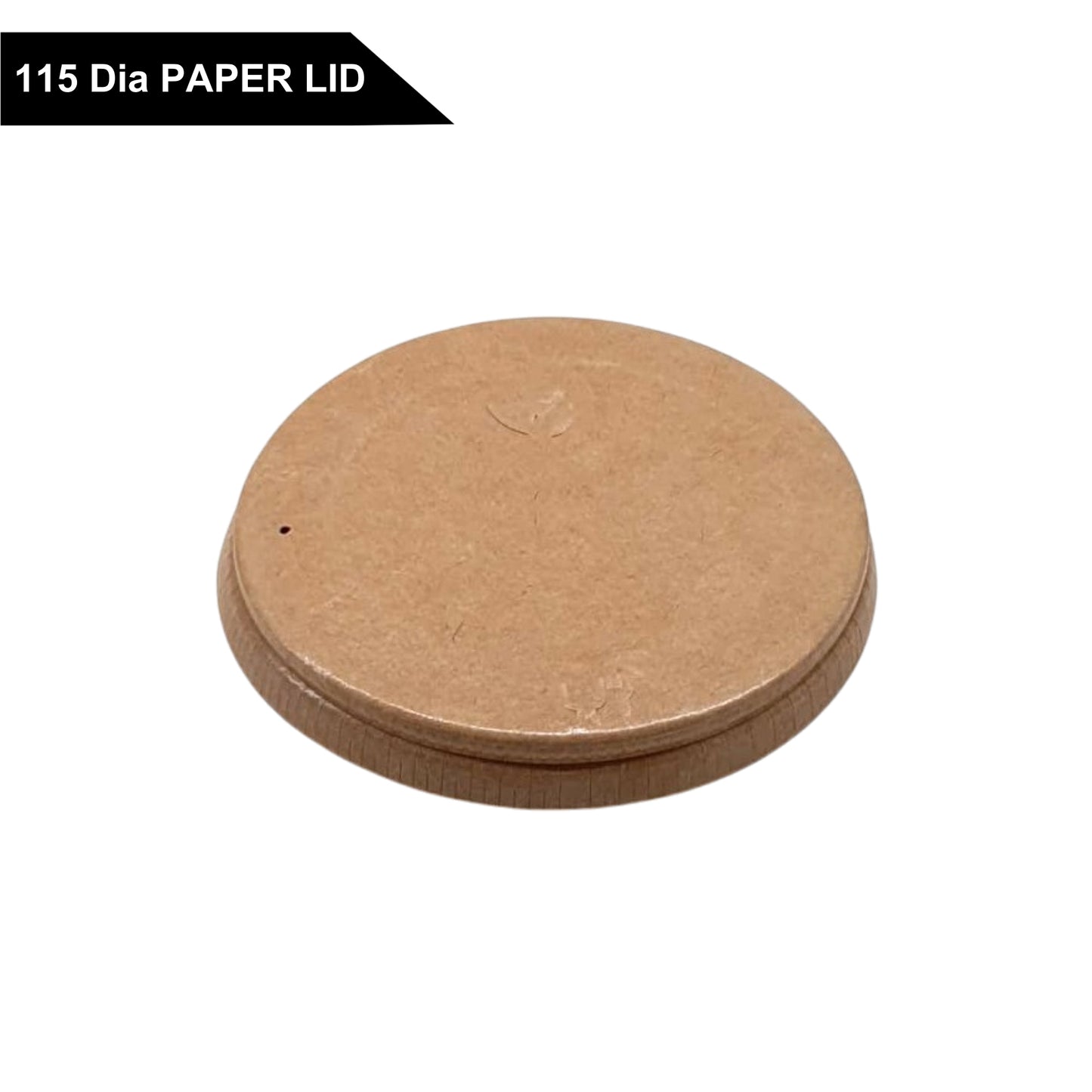 115 Dia Paper Lid for Round Kraft Container