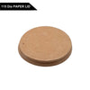 115 Dia Paper Lid for Round Kraft Container