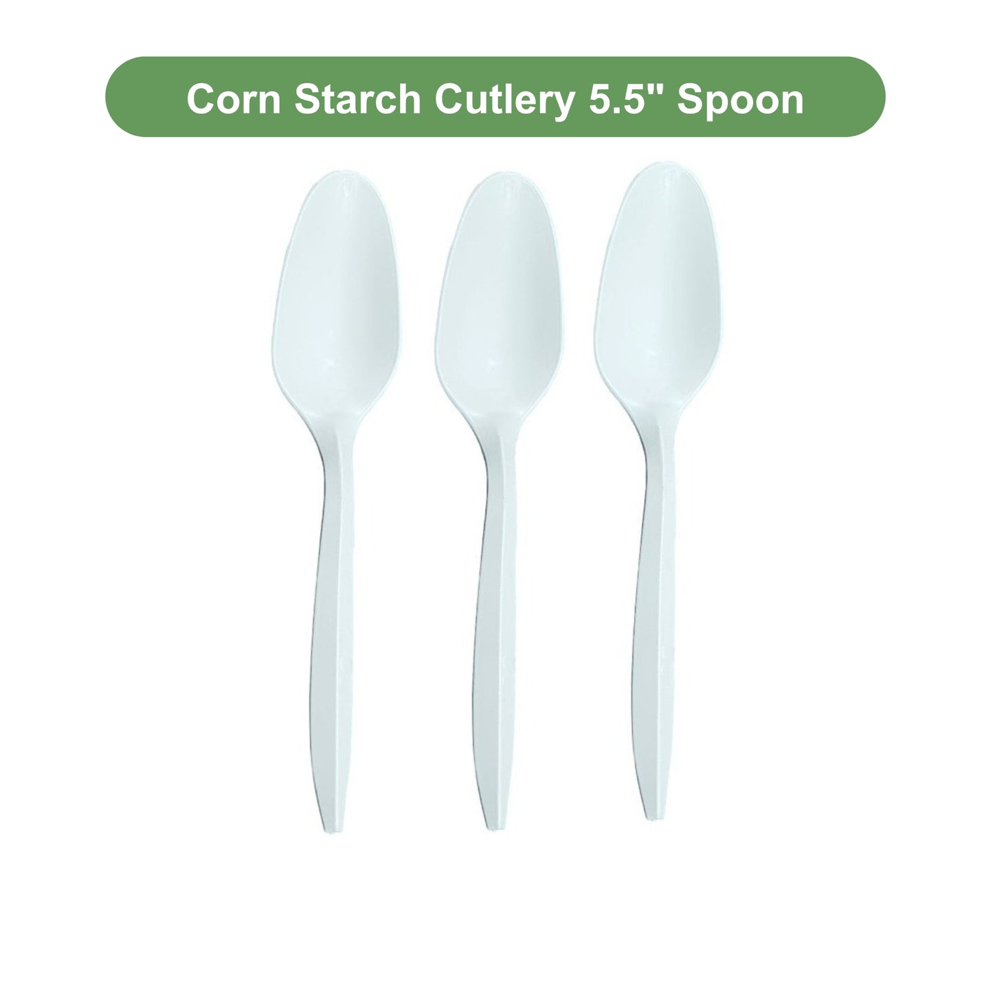 Corn Starch Spoon 5.5 Inch