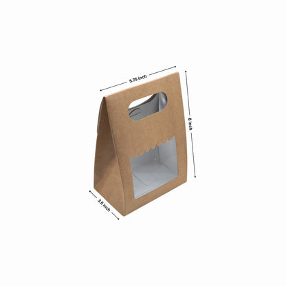 1 Jar Kraft Carry Bag with Window