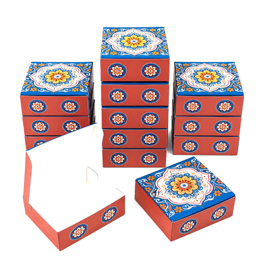 250 g Blue Printed Mithai Box Paper – Paknserve