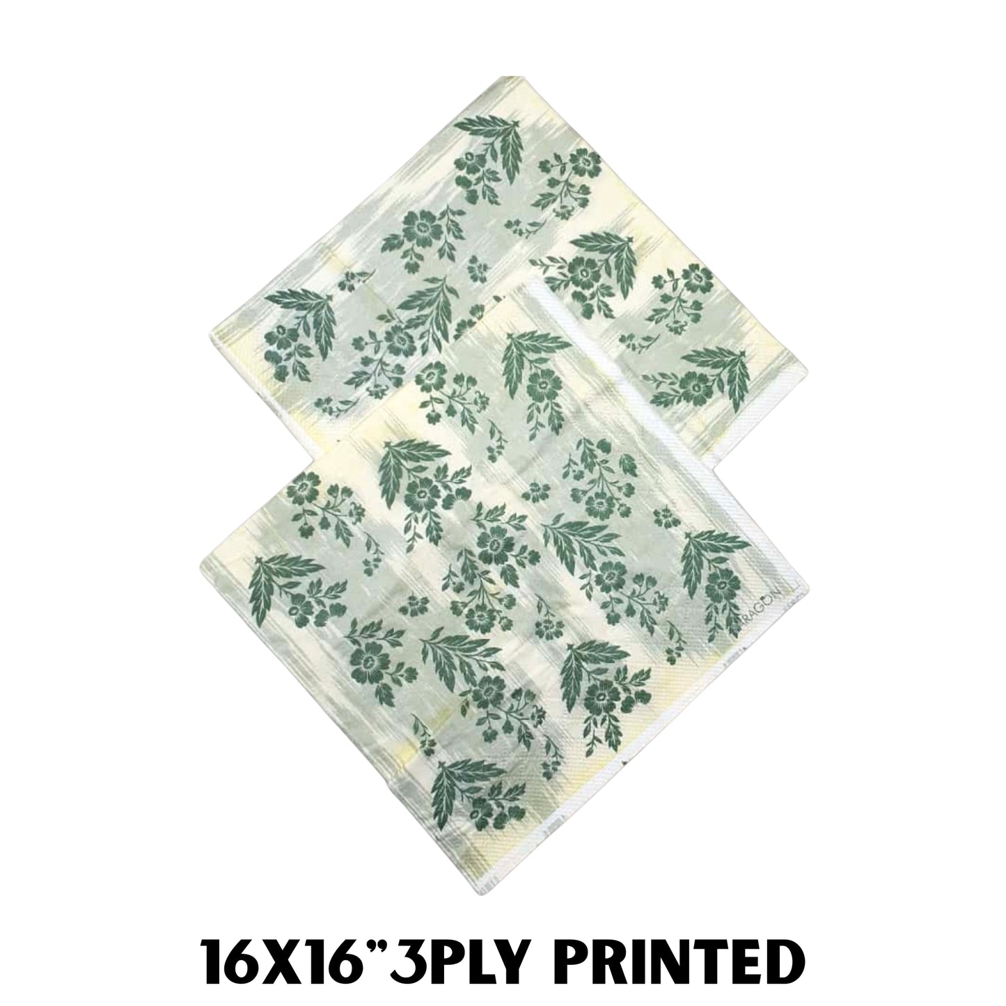 Dinner Tissue 16x16 3 Ply Flower Print