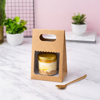 1 Jar Kraft Carry Bag with Window