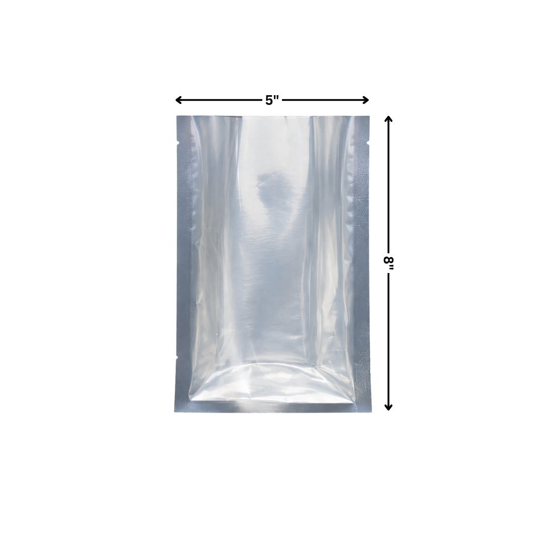Vacuum Pouch - One Side Clear One Side Metallized (5 x 8")