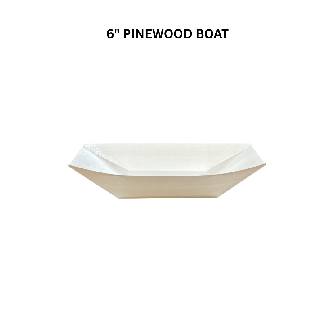 6 Inch Pinewood Boat Tray