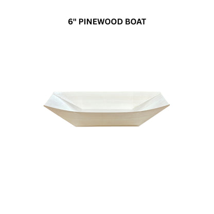6 Inch Pinewood Boat Tray