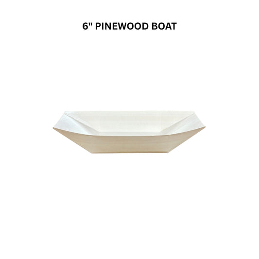 6 Inch Pinewood Boat Tray