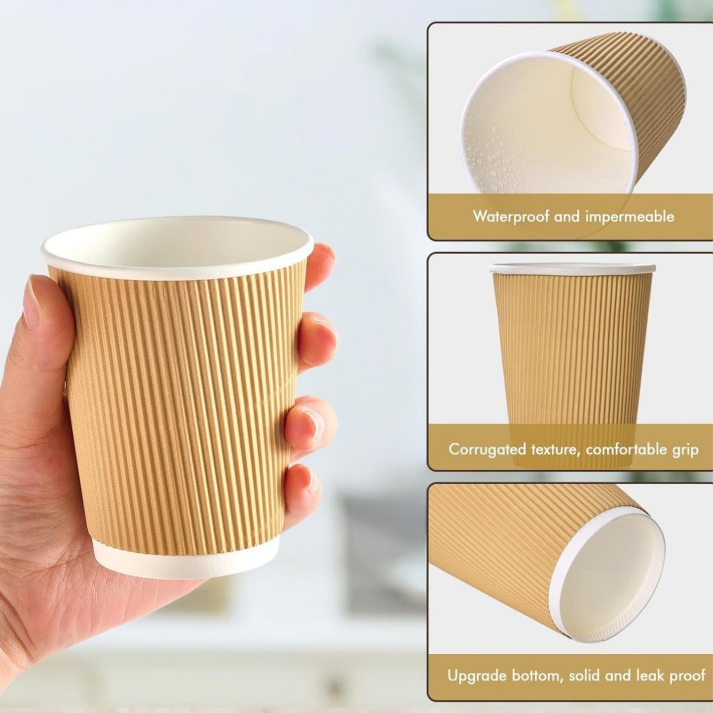 360 ml Ripple Paper Cup / 1 PE