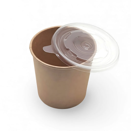 750 ml Kraft Round Paper Container