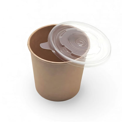 750 ml Kraft Round Paper Container
