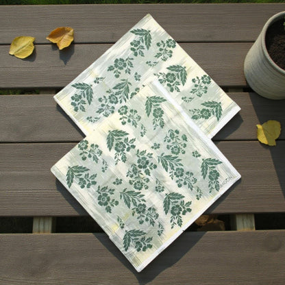 Dinner Tissue 16x16 3 Ply Flower Print