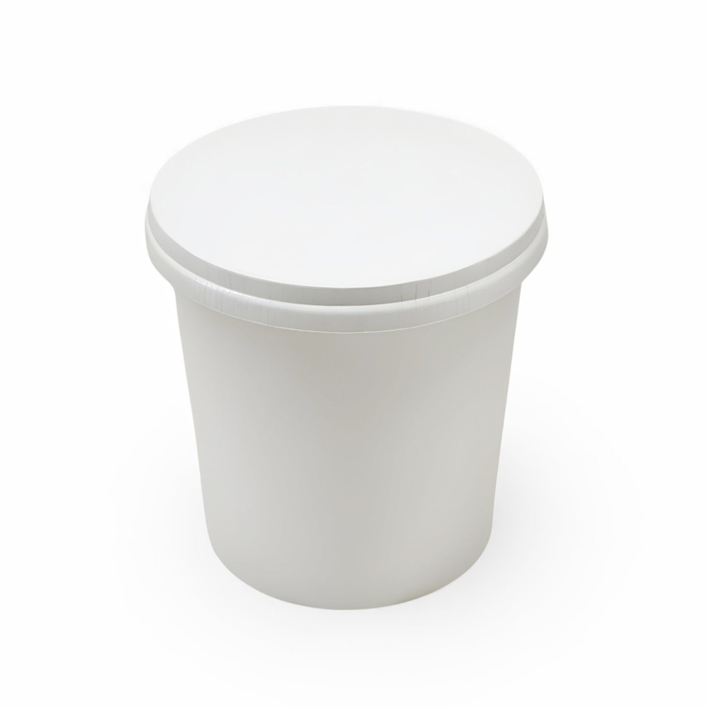 500 ML B2 White Round Paper Container