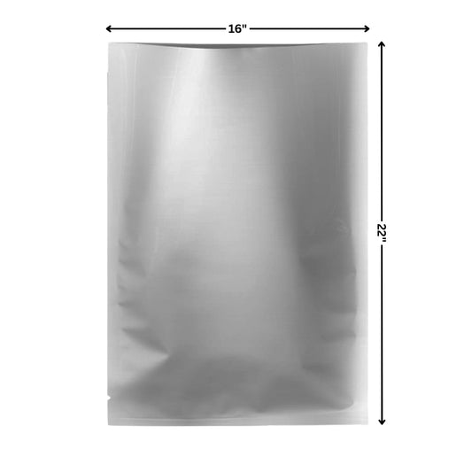 Vacuum Pouch - Both Side Aluminum Foil - 3 Side Seal (16 x 22)