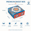 100 g Blue Printed Mithai Box Paper – Paknserve