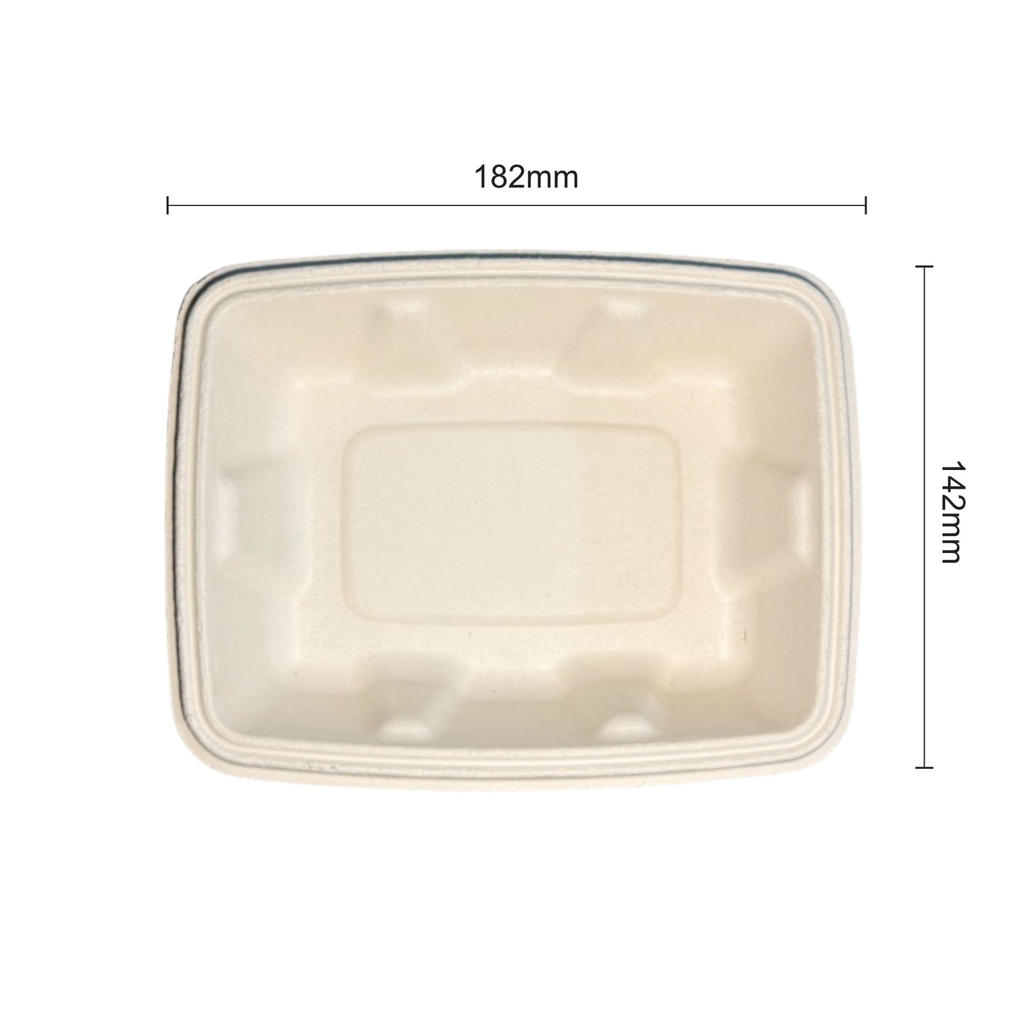 Bumboo Anti-Leak 500ml Rectangle Container with lid
