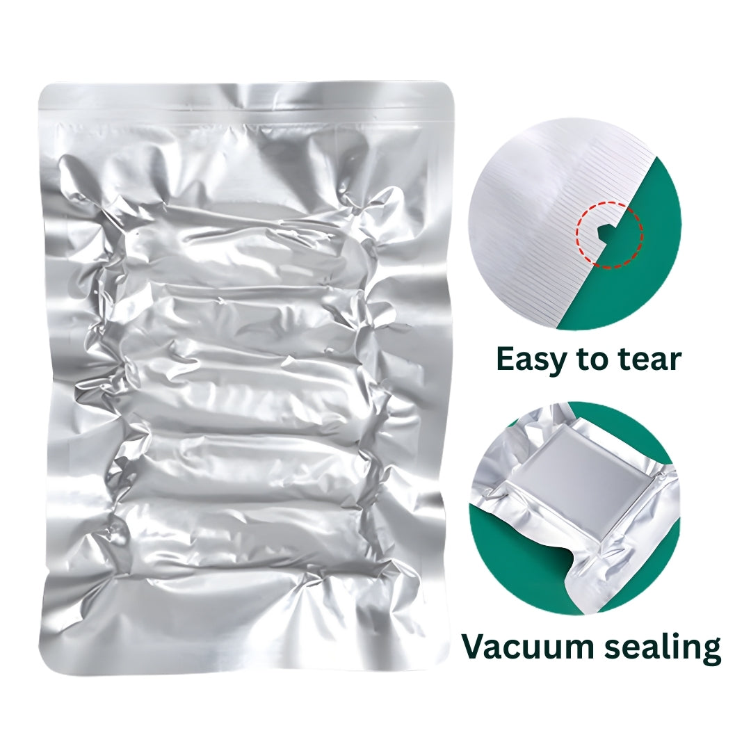 Vacuum Pouch - Both Side Aluminum Foil - 3 Side Seal (16 x 22)