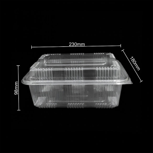 Hinged Box 2000 ml HI LID