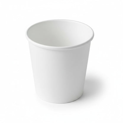 500 ML B2 White Round Paper Container