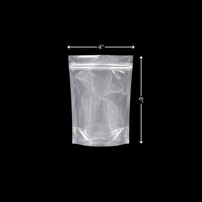 Stand Up Zipper Pouch Extra Clear 4 x 6