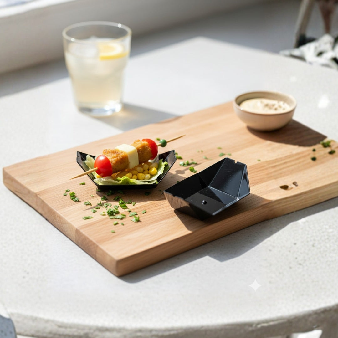 NP PS 9 4 inch Boat Tray (Black/Clear)