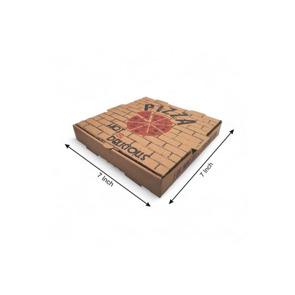 Brown 7 inch Pizza Box